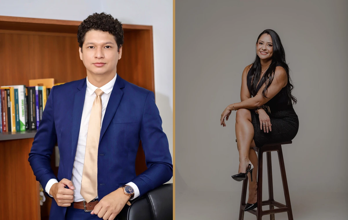 Montagem fotogr&aacute;fica com retratos profissionais de integrantes da Figueiredo & Lopes Advogados