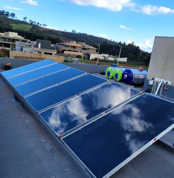 Aquecimento solar banho